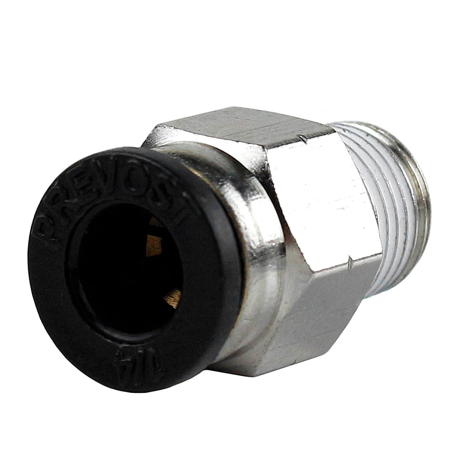  One 1/8" Male NPT X 1/4 OD Tube Female Push In To Lock Connect Fitting Straight(One 1 8 Male Npt X 1 4 Od Tube Female Push In To Lock Connect Fitting Straight)