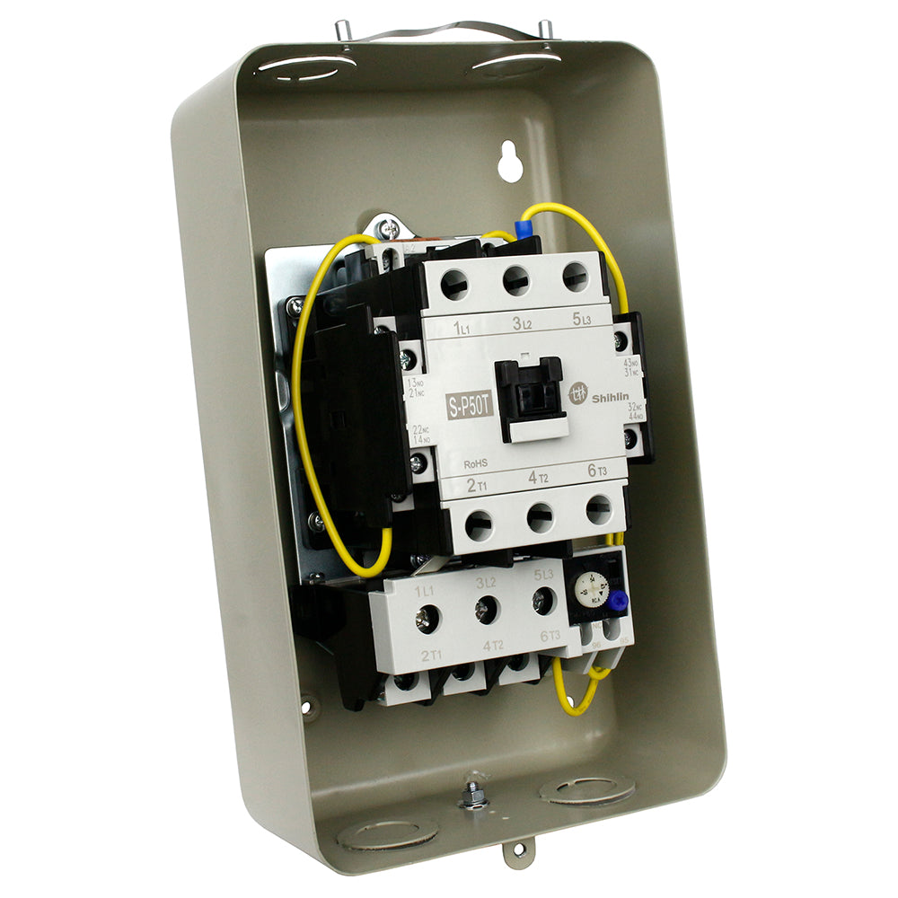  Shihlin 15 HP Three Phase Magnetic Starter Motor Control Switch 208/240V P50T MSP50T(15 Horsepower Three Phase Electric Magnetic Air Compressor Motor Starter Switch Msp50t)