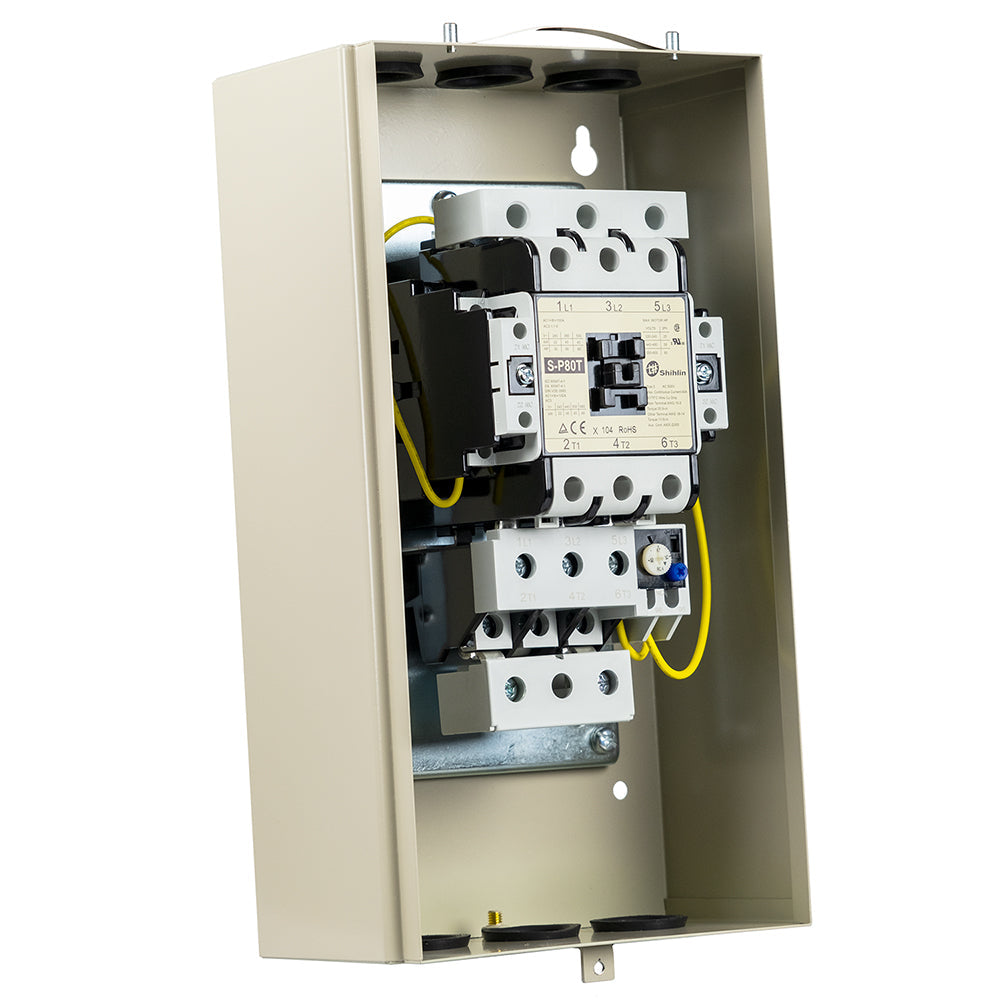  25 HP Three 3 Phase Magnetic Starter Motor Control 208-230 Volts 54-80 Amps(25 Hp Three 3 Phase Magnetic Starter Motor Control 208 230 Volts 54 80 Amps)