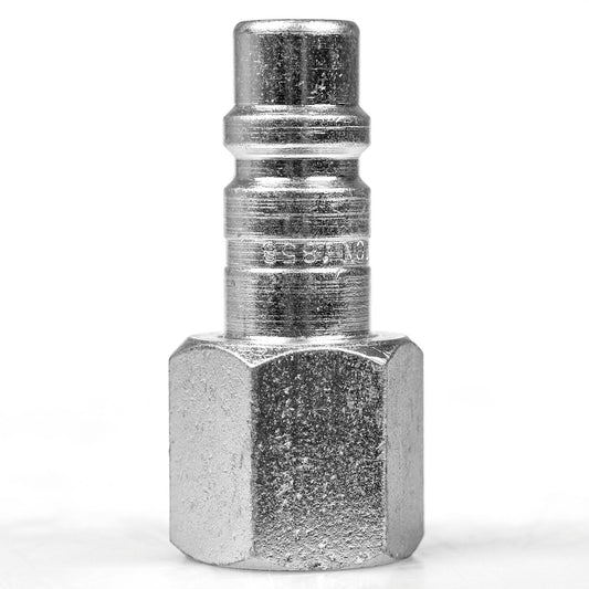  Milton 1858 G Style Plug 1/2" Female NPT 1/2" Body Steel Quick Release Plug(Female Plug)