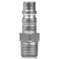  Milton 1857 G Style Plug 1/2" Male NPT 1/2" Body Steel Quick Release Plug(1 2 Male Plug)
