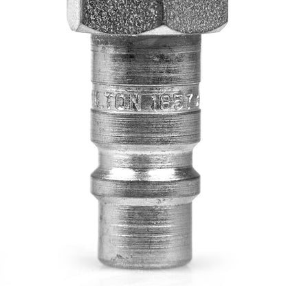  Milton 1857 G Style Plug 1/2" Male NPT 1/2" Body Steel Quick Release Plug(1 2 Male Plug)