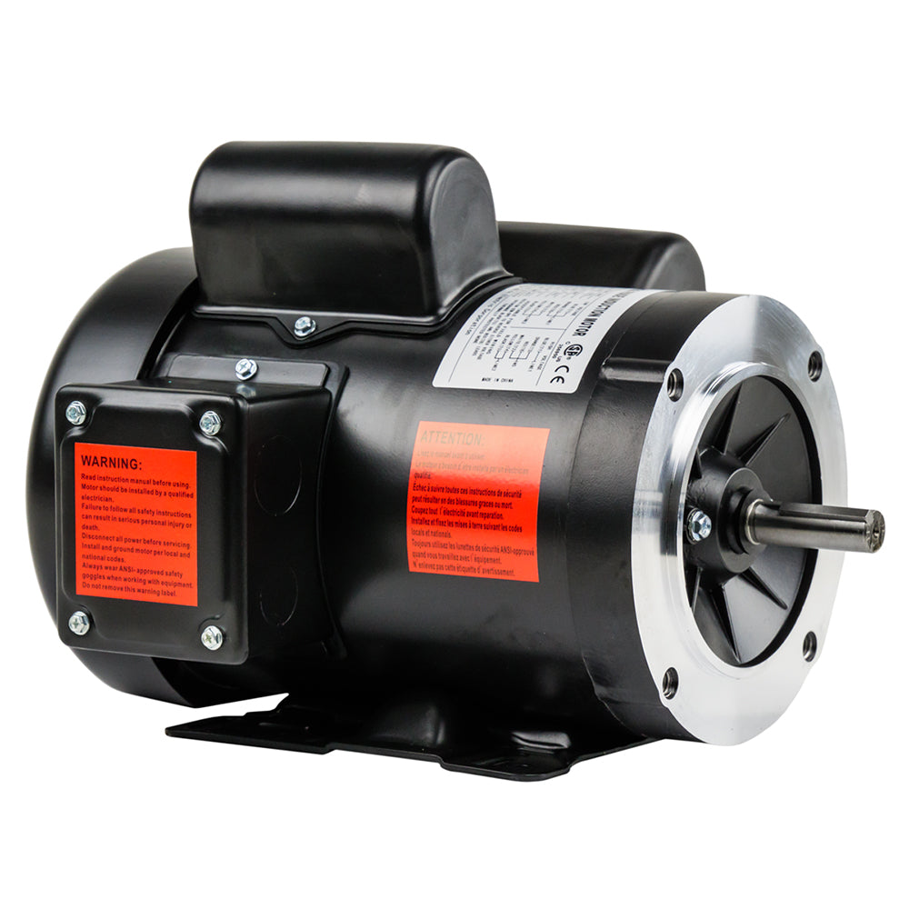  2 HP Single Phase Electric Motor 3450 RPM 56HC Frame 115/230V TEFC C-Face(2 Hp Electric Motor Single Phase 56hc Frame 3450 Rpm Tefc 115 230v C Face)
