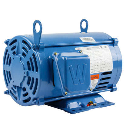  3 HP 3 Phase Electric Motor 1759 RPM 182T Frame 230/460V ODP(3 Hp 3 Phase Electric Motor 1800 Rpm 182t Frame Odp Open Drip Proof 230 460v)