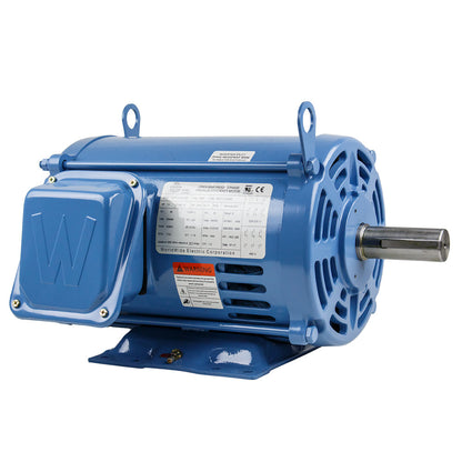  7.5 HP 3 Phase Electric Motor 1763 RPM 213T Frame 230/460V ODP(7 5 Hp 3 Phase Electric Motor 1800 Rpm 213t Frame Odp Open Drip Proof 230 460v)