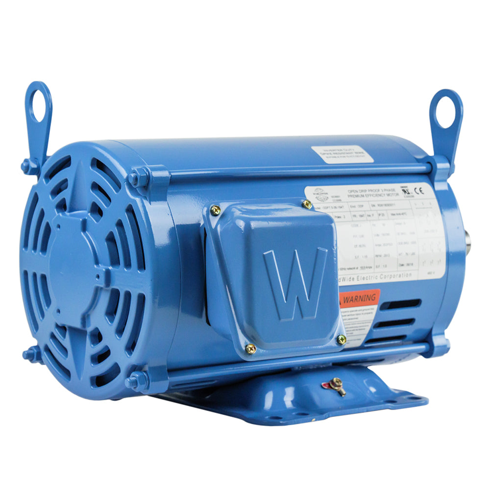  7.5 HP 3 Phase Electric Motor 3502 RPM 184T Frame 230/460V ODP(7 5 Hp 3 Phase Electric Motor 3500 Rpm 184t Frame Odp Open Drip Proof 230 460v)