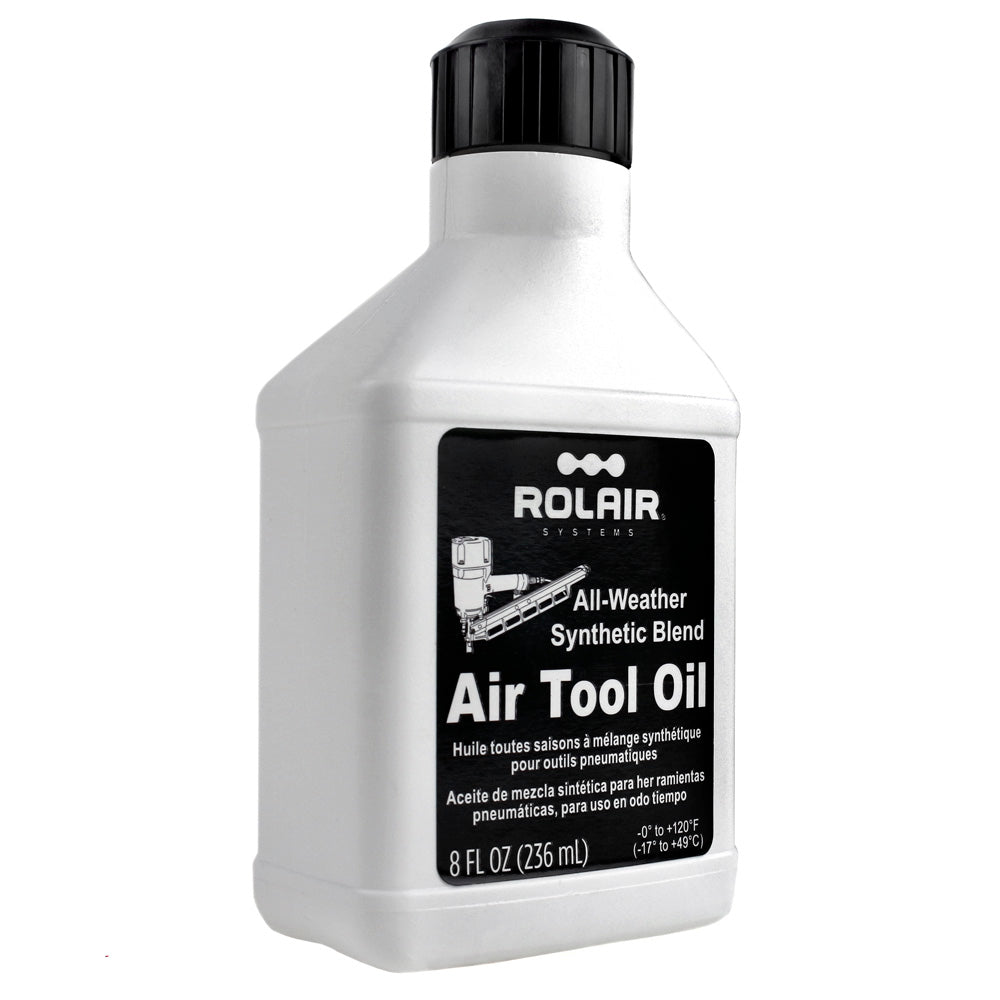  Rolair Pneumatic Air Tool Oil Lubricant 8oz. W/ Easy Pour Spout(Rolair Pneumatic Air Tool Oil Lubricant 8oz W Easy Pour Spout)