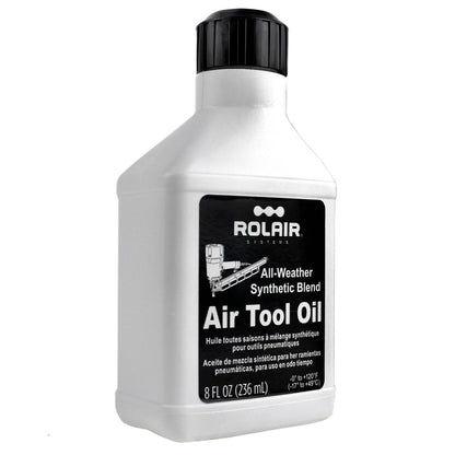  Rolair Pneumatic Air Tool Oil Lubricant 8oz. W/ Easy Pour Spout(Rolair Pneumatic Air Tool Oil Lubricant 8oz W Easy Pour Spout)