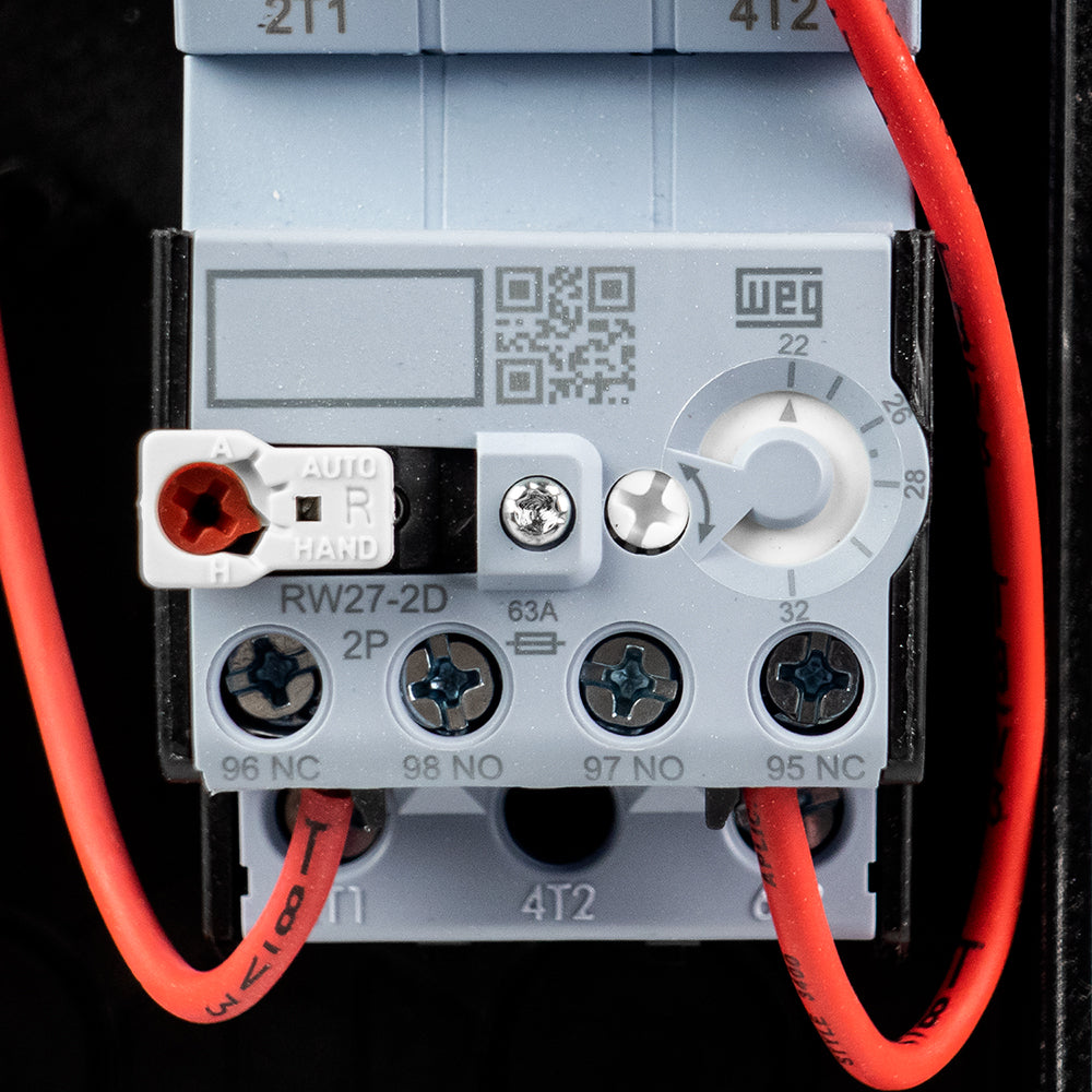  WEG 5 HP Single Phase Magnetic Starter Electric Motor Control NEMA 4X 22-32 Amps(Weg 5 Hp Single Phase Magnetic Starter Electric Motor Control Nema 4x 22 32 Amps)