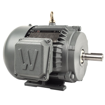  1 HP 3 Phase Electric Motor 1755 RPM 143T Frame 230/460V TEFC(1 Hp 3 Phase Electric Motor 1800 Rpm 143t Frame Tefc 230 460v Premium Efficiency)