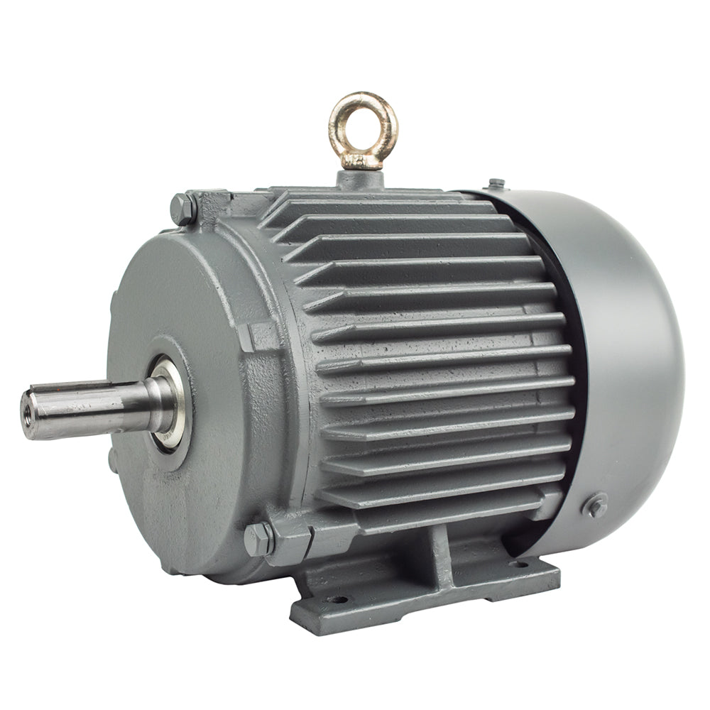  1 HP 3 Phase Electric Motor 1755 RPM 143T Frame 230/460V TEFC(1 Hp 3 Phase Electric Motor 1800 Rpm 143t Frame Tefc 230 460v Premium Efficiency)