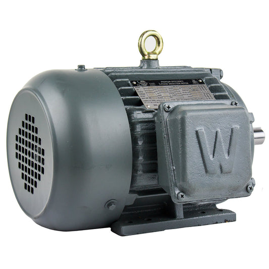  2 HP 3 Phase Electric Motor 1755 RPM 145T Frame 230/460V TEFC PEWWE2-18-145T(2 Hp 3 Phase Electric Motor 1800 Rpm 145t Frame Tefc 230 460v Premium Efficiency)