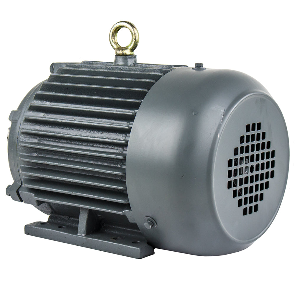  2 HP 3 Phase Electric Motor 1755 RPM 145T Frame 230/460V TEFC PEWWE2-18-145T(2 Hp 3 Phase Electric Motor 1800 Rpm 145t Frame Tefc 230 460v Premium Efficiency)