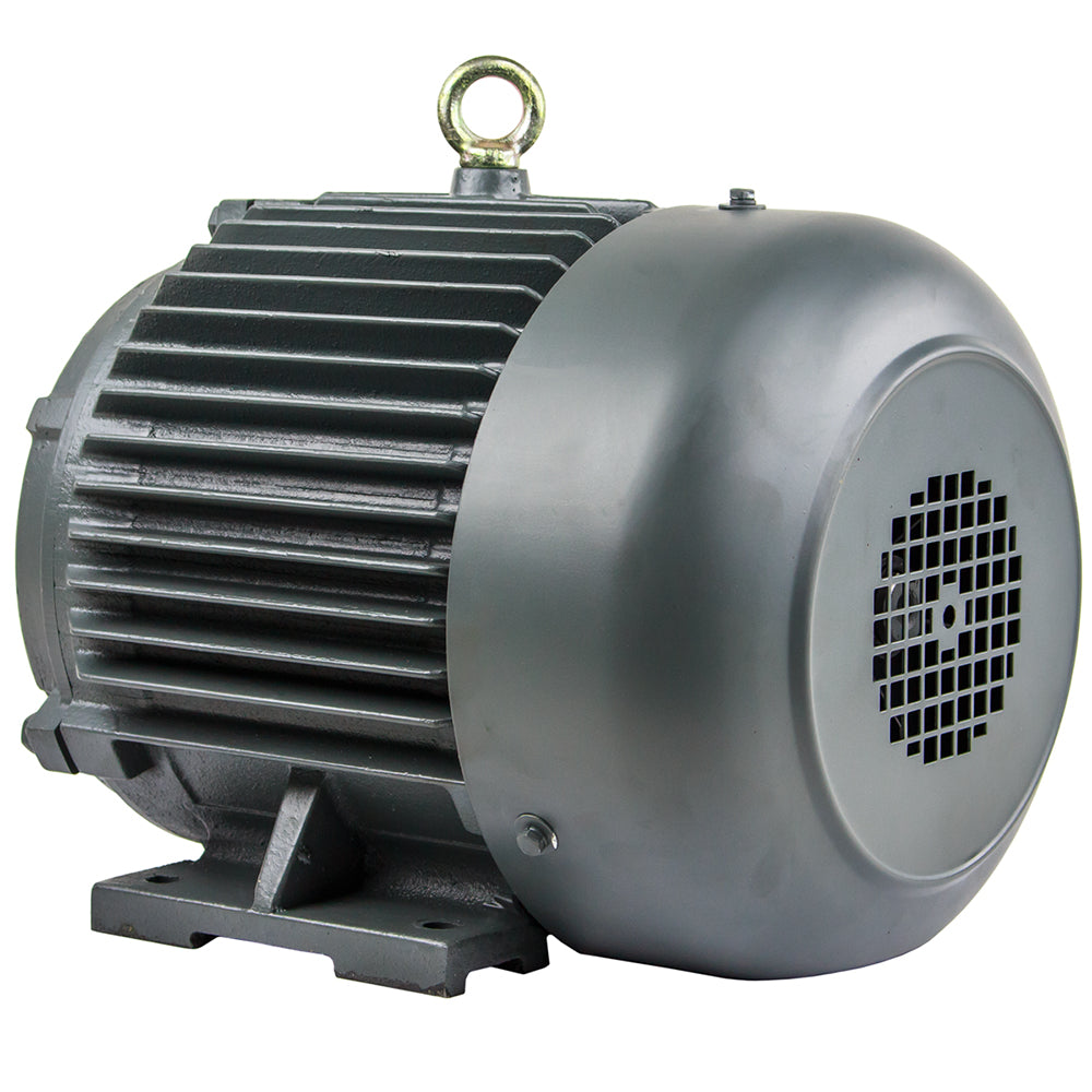  3 HP 3 Phase Electric Motor 1755 RPM 182T Frame 230/460V TEFC(3 Hp 3 Phase Electric Motor 1800 Rpm 182t Frame Tefc 230 460v Premium Efficiency)