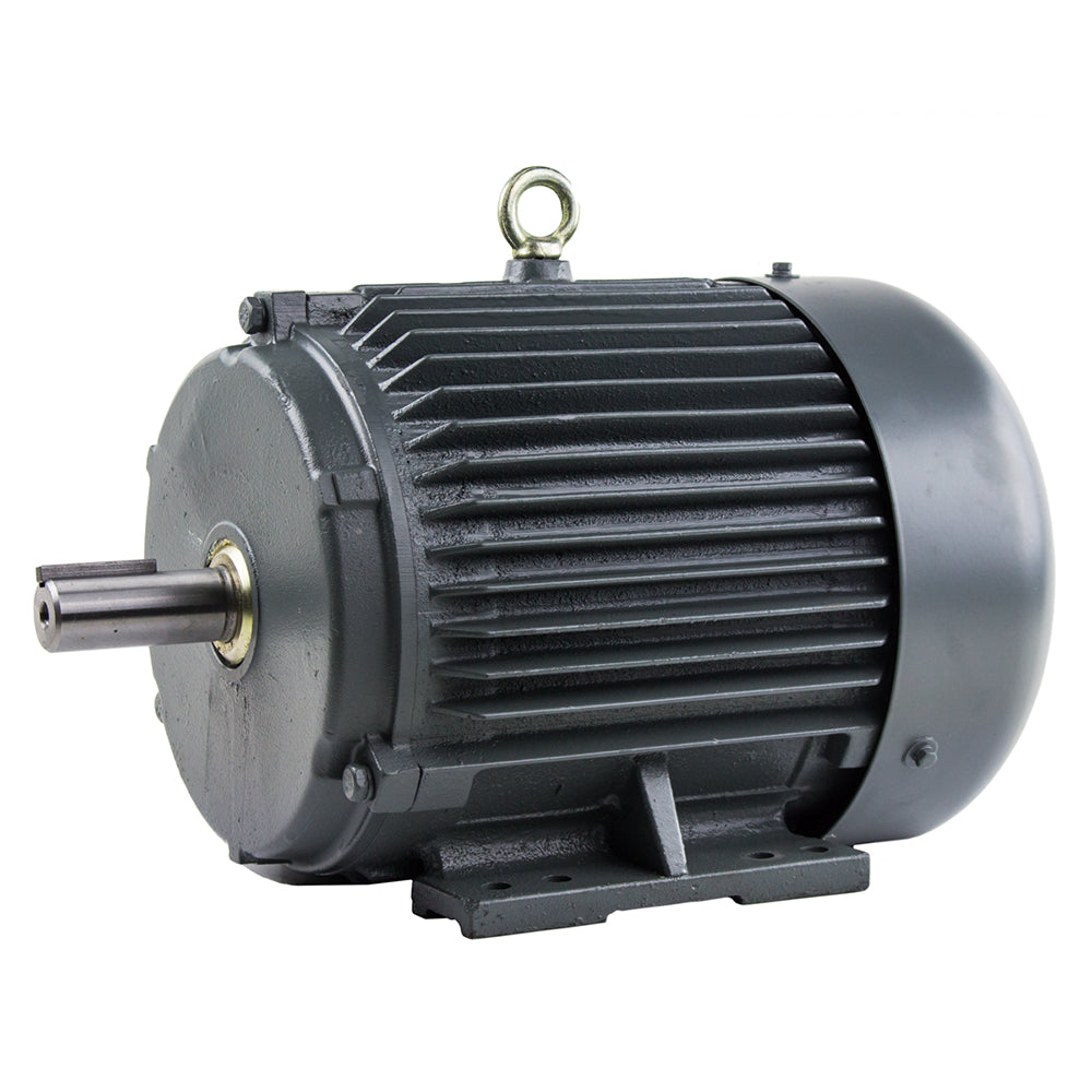  5 HP 3 Phase Electric Motor 1755 RPM 184T Frame 230/460V TEFC PEWWE5-18-184T(5 Hp 3 Phase Electric Motor 1800 Rpm 184t Frame Tefc 230 460 Volt Severe Duty)