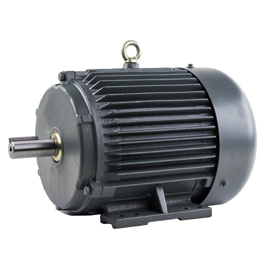  5 HP 3 Phase Electric Motor 1755 RPM 184T Frame 230/460V TEFC PEWWE5-18-184T(5 Hp 3 Phase Electric Motor 1800 Rpm 184t Frame Tefc 230 460 Volt Severe Duty)