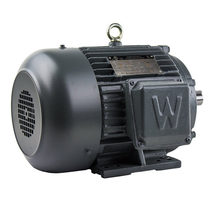  5 HP 3 Phase Electric Motor 1755 RPM 184T Frame 230/460V TEFC PEWWE5-18-184T(5 Hp 3 Phase Electric Motor 1800 Rpm 184t Frame Tefc 230 460 Volt Severe Duty)
