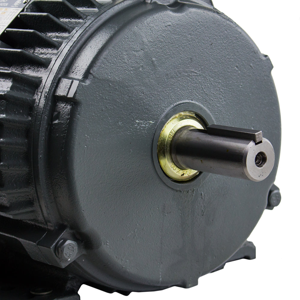  5 HP 3 Phase Electric Motor 1755 RPM 184T Frame 230/460V TEFC PEWWE5-18-184T(5 Hp 3 Phase Electric Motor 1800 Rpm 184t Frame Tefc 230 460 Volt Severe Duty)