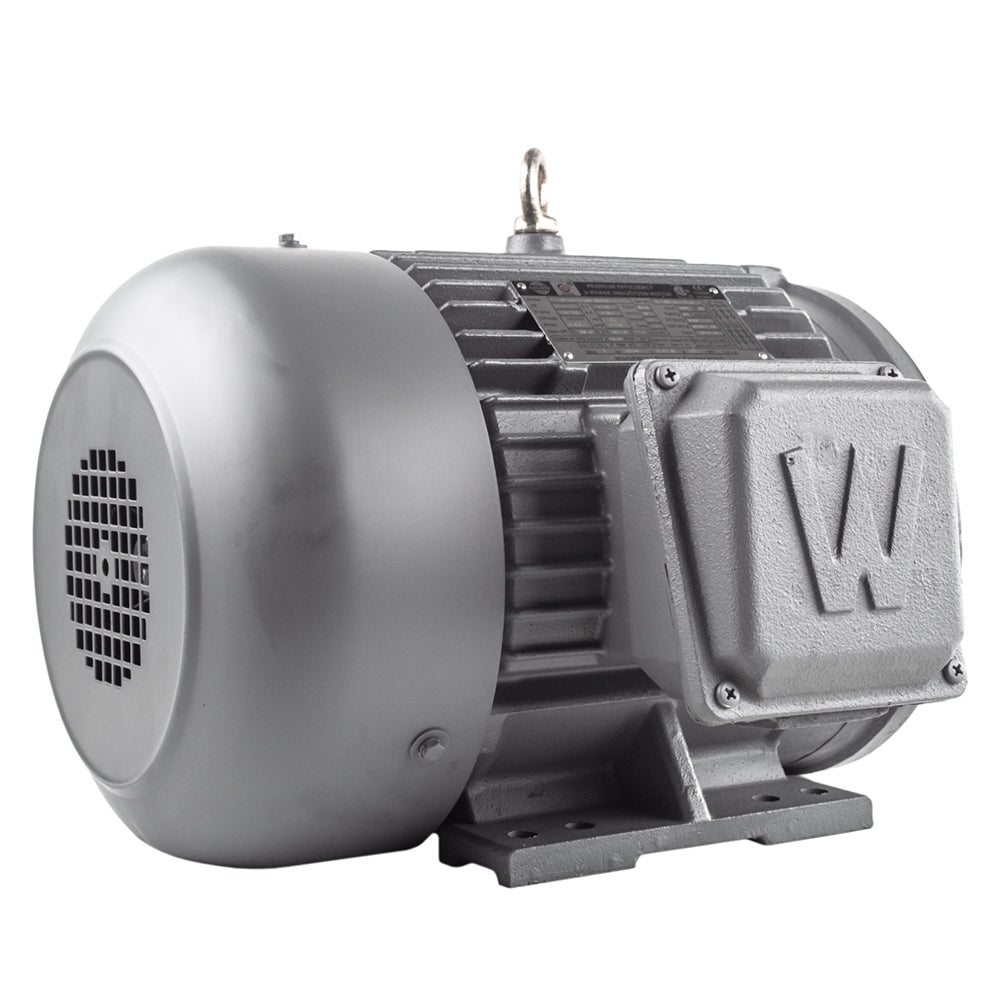  5 HP 3 Phase Electric Motor 1755 RPM 184TC Frame 230/460V TEFC C-Face(5 Hp 3 Phase Electric Motor C Face 1800 Rpm 184tc Tefc 230 460 Volt Severe Duty)
