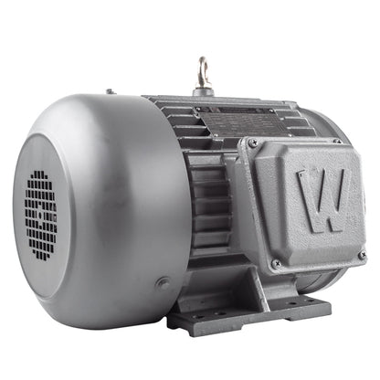  5 HP 3 Phase Electric Motor 1755 RPM 184TC Frame 230/460V TEFC C-Face(5 Hp 3 Phase Electric Motor C Face 1800 Rpm 184tc Tefc 230 460 Volt Severe Duty)