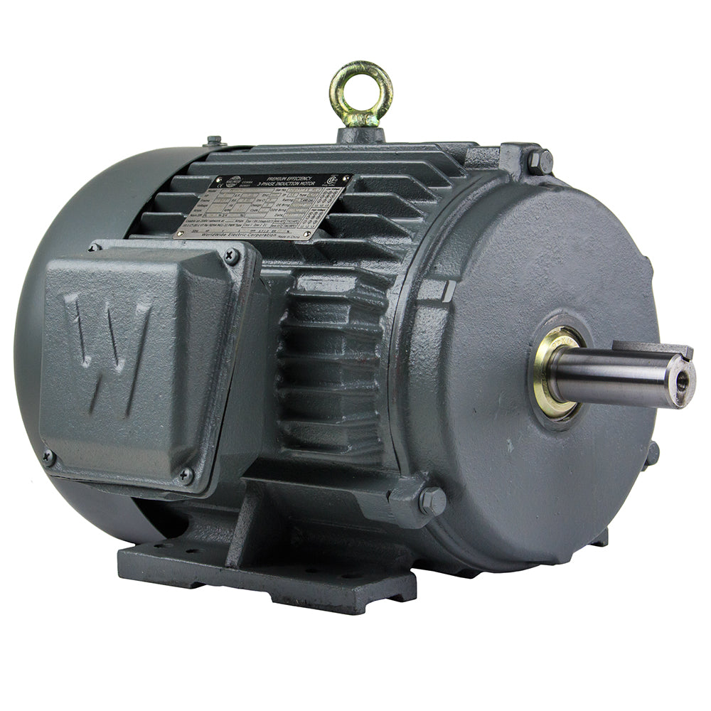  5 HP 3 Phase Electric Motor 3505 RPM 184T Frame 230/460V TEFC(5 Hp 3 Phase Electric Motor 3600 Rpm 184t Frame Tefc 230 460 Volt Severe Duty)