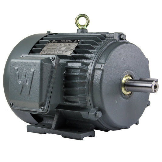 5 HP 3 Phase Electric Motor 3505 RPM 184T Frame 230/460V TEFC(5 Hp 3 Phase Electric Motor 3600 Rpm 184t Frame Tefc 230 460 Volt Severe Duty)