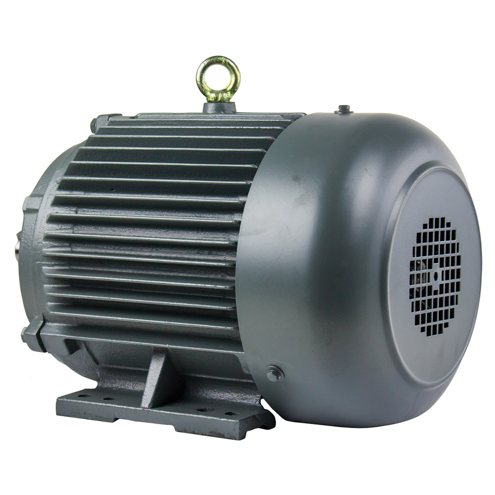  5 HP 3 Phase Electric Motor 3505 RPM 184T Frame 230/460V TEFC(5 Hp 3 Phase Electric Motor 3600 Rpm 184t Frame Tefc 230 460 Volt Severe Duty)