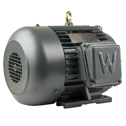  5 HP 3 Phase Electric Motor 3505 RPM 184T Frame 230/460V TEFC(5 Hp 3 Phase Electric Motor 3600 Rpm 184t Frame Tefc 230 460 Volt Severe Duty)