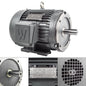  5 HP 3 Phase Electric Motor 3490 RPM 184TC Frame 230/460V TEFC C-Face(5 Hp 3 Phase Electric Motor C Face 3600 Rpm 184tc Tefc 230 460 Volt Severe Duty)