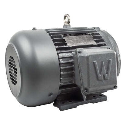  5 HP 3 Phase Electric Motor 3490 RPM 184TC Frame 230/460V TEFC C-Face(5 Hp 3 Phase Electric Motor C Face 3600 Rpm 184tc Tefc 230 460 Volt Severe Duty)