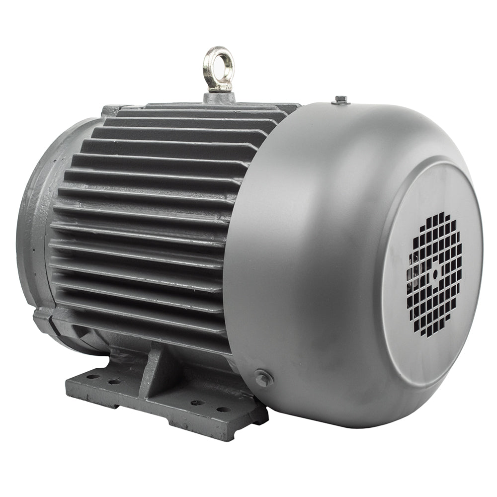  5 HP 3 Phase Electric Motor 3490 RPM 184TC Frame 230/460V TEFC C-Face(5 Hp 3 Phase Electric Motor C Face 3600 Rpm 184tc Tefc 230 460 Volt Severe Duty)