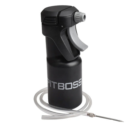  Pit Boss BBQ Spritz Bottle Multipurpose Tool With Steel Injector & Hose Included(Pb Pump Spritzer Bottle W Injector)