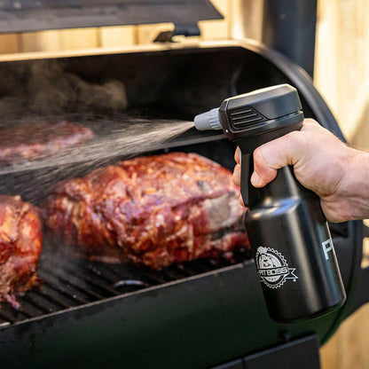  Pit Boss BBQ Spritz Bottle Multipurpose Tool With Steel Injector & Hose Included(Pb Pump Spritzer Bottle W Injector)