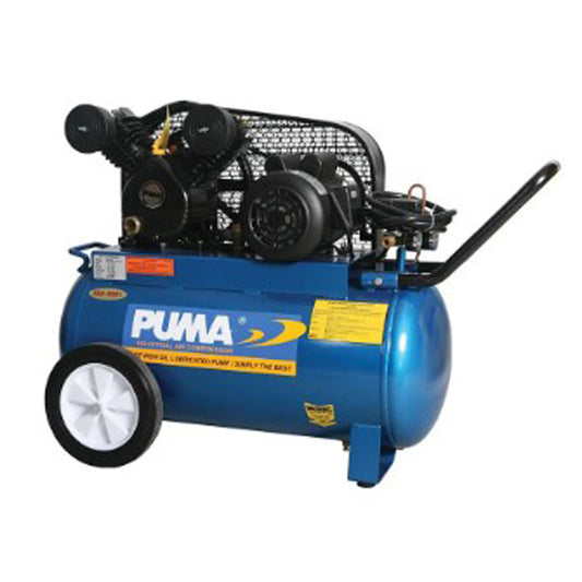  Puma 20 Gallon Easily Portable Horizontal Single Stage Air Compressor PK-5020H(Pk 5020h Puma 20 Gallon Portable Horizontal Air Compressor Single Stage)