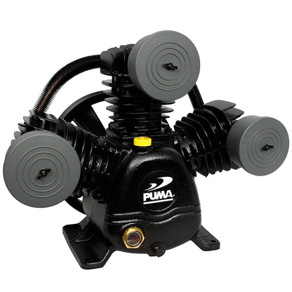  Puma 3 Cylinder 1 Single Stage Cast Iron Air Compressor Pump 22 SCFM No Unloader(Puma 3 Cylinder 1 Single Stage Cast Iron Air Compressor Pump 22 Scfm No Unloader)