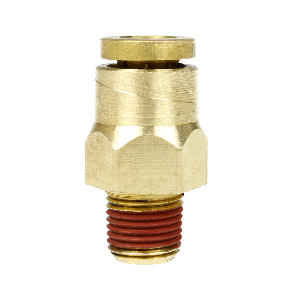  1/4" X 1/8" Male NPTF Brass Push Lock Connector Quick Connect And Disconnect(Brass 1 4 X 1 8 Male Push Lock Connector Pp68c)
