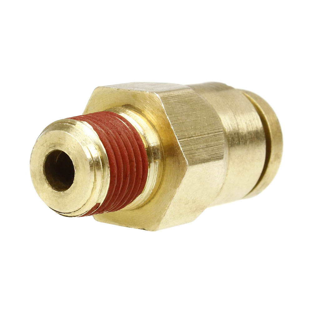  1/4" X 1/8" Male NPTF Brass Push Lock Connector Quick Connect And Disconnect(Brass 1 4 X 1 8 Male Push Lock Connector Pp68c)