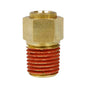 1/4" X 1/4" Male NPTF Push Lock Connector Quick Connect And Disconnect PP68CC(Brass 1 4 X 1 4 Male Connector Push Lock Adapter Pp68cc)