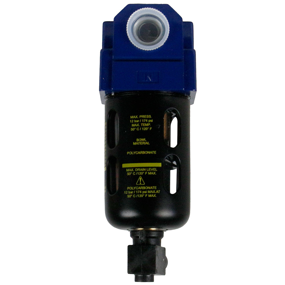  Prevost Compressed Air Inline Water Separator Filter 1/4" FNPT KTF 201(Retail 1 4 Inline Filter Prevost Ktf 201)