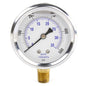  Quality Liquid Filled 2.5" 500 PSI Air Pressure Gauge Lower Side Mount(Quality Liquid Filled 2 5 500 Psi Air Pressure Gauge Lower Side Mount)