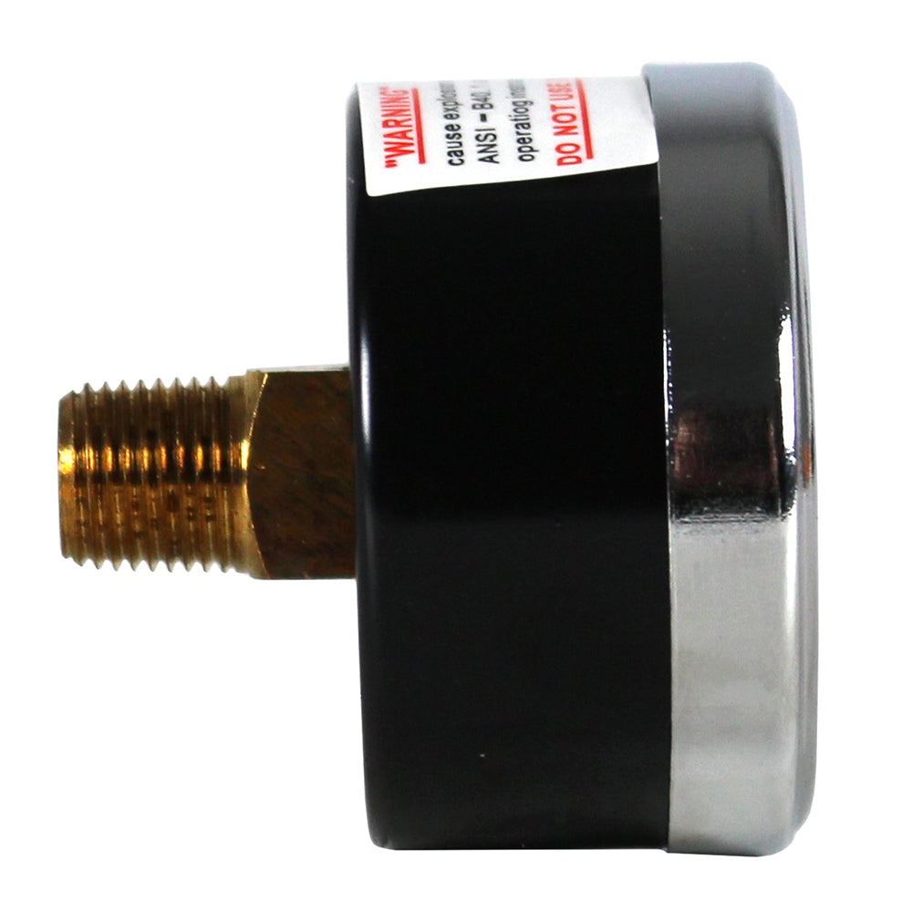  1.5" Face Dry Pressure Gauge 0-160 PSI Back Mount 1/8" NPT Air Compressor Gauge(1 5 Face Dry Pressure Gauge 0 160 Psi Back Mount 1 8 Npt Air Compressor Gauge)