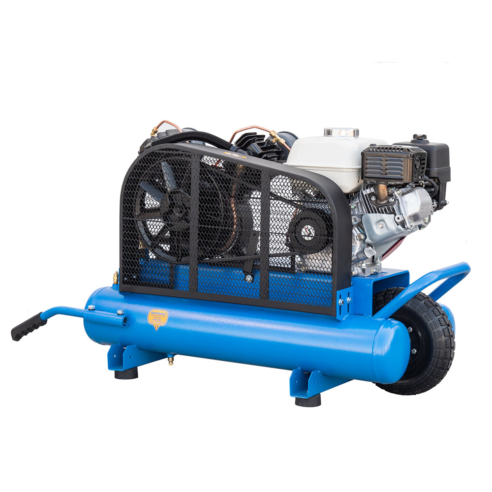  Puma 8 Gallon Gas Powered Air Compressor With Honda Engine Wheel Barrow Style(Puma 8 Gallon Gas Powered Air Compressor With Honda Engine Wheel Barrow Style)