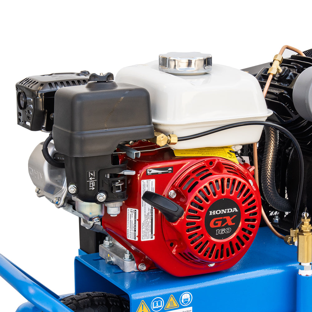  Puma 8 Gallon Gas Powered Air Compressor With Honda Engine Wheel Barrow Style(Puma 8 Gallon Gas Powered Air Compressor With Honda Engine Wheel Barrow Style)