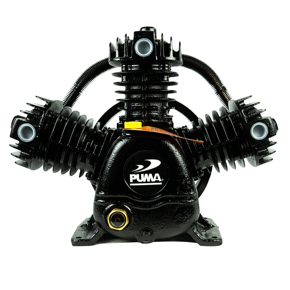  Puma 3 Cylinder 1 Single Stage Cast Iron Air Compressor Pump 22 SCFM PUK-65R(Puma 3 Cylinder 1 Single Stage Cast Iron Air Compressor Pump 22 Scfm Puk 65r)