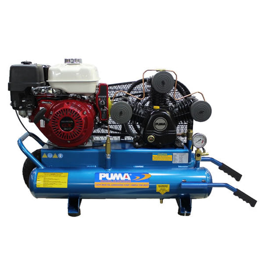  Puma 8HP Portable Single Stage Gas Air Compressor With 8 Gallon Tank PUK-8008GE(Puma 8hp Gas Air Compressor Portable Single Stage 8 Gallon Puk 8008ge)