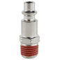  1/4" Male NPT Air Compressor Hose Quick Coupler Plug Steel(1 4 Male Npt Air Compressor Hose Quick Coupler Plug Steel)