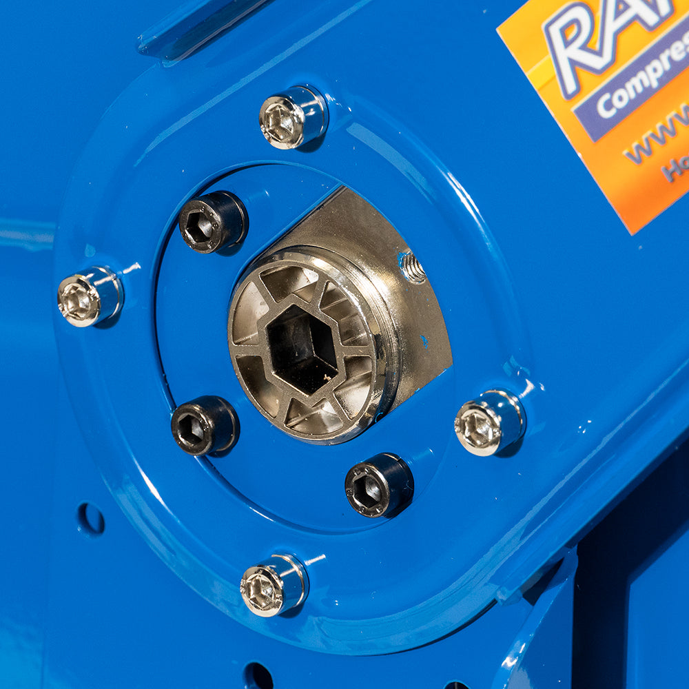  Rapidair 1/2" X 100' Dual Arm Steel Hose Reel 1/2" Inlet And Outlet R-05100(Rapidair 1 2 X 100 Ft Hose Reel 1 2 Inlet X 1 2 Npt Outlet Blue Dual Arm Metal R 05100)