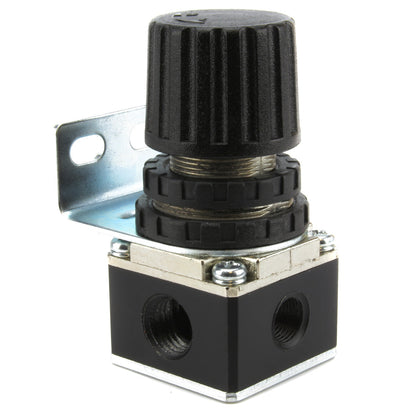  1/4" Industrial Air Compressor Mini Pressure Regulator With Wall Mounting Bracket(1 4 Industrial Air Compressor Mini Pressure Regulator With Wall Mounting Bracket)