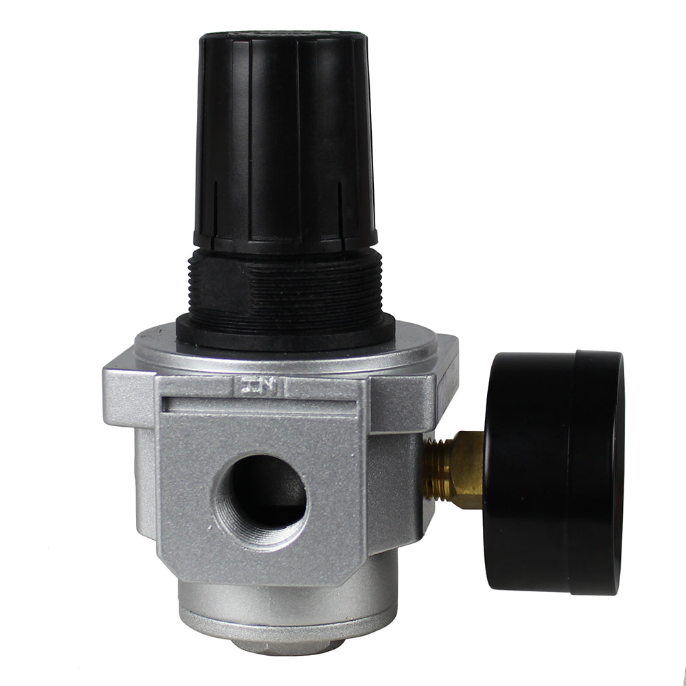  1/2" Air Compressor Pressure Regulator With Gauge And Wall Mounting Bracket R704N(1 2 Air Compressor Pressure Regulator With Gauge And Wall Mounting Bracket)