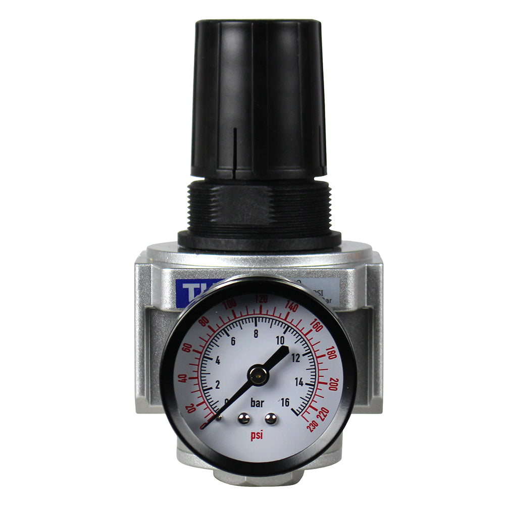  3/4" Air Compressor Pressure Regulator With Gauge And Wall Mounting Bracket(3 4 Air Compressor Pressure Regulator With Gauge And Wall Mounting Bracket)